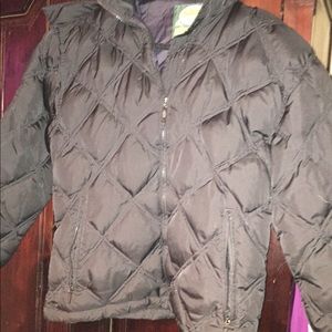 Cabela Goose down Black coat